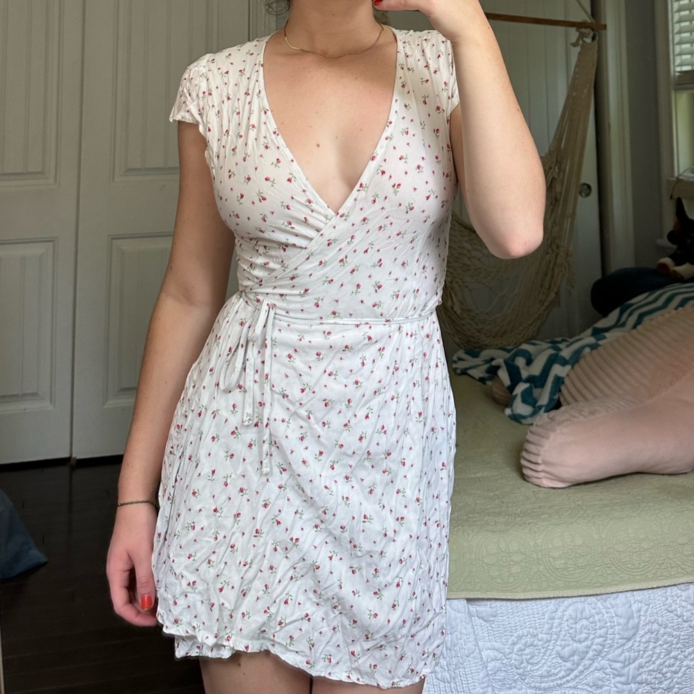Perfect Floral Wrap Dress